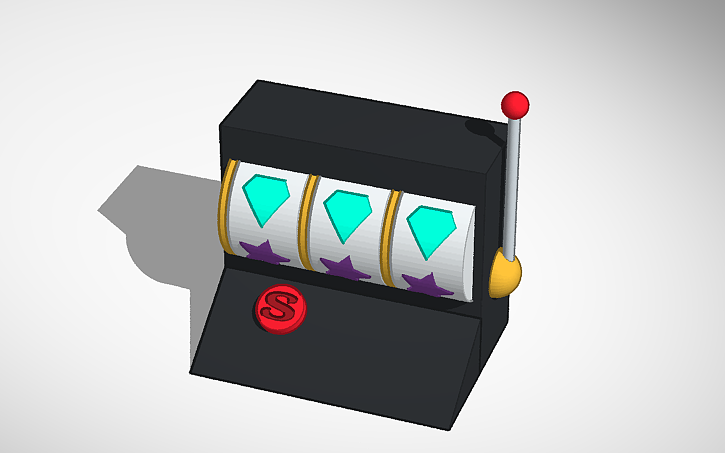 Tinker Machine 3D design slot machine - Tinkercad