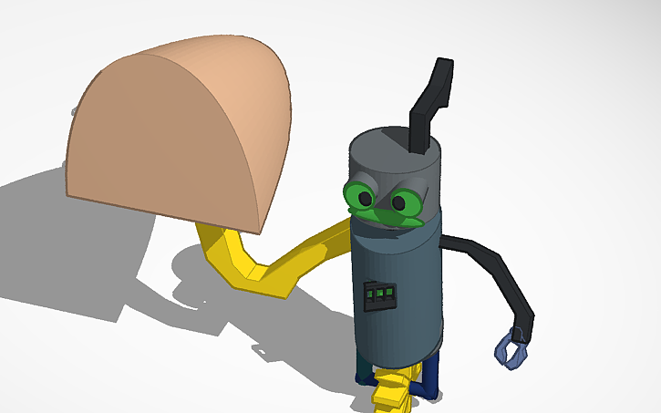 3D design SpongeBob BFBB Ham-Mer - Tinkercad