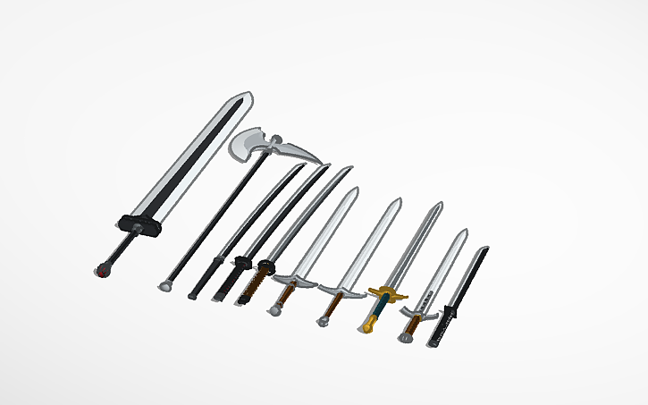 3D design Basic Blades - Tinkercad
