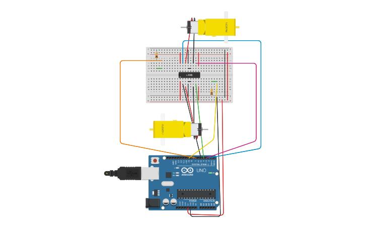 Circuit design Copy of Sensors Challenge - Tinkercad