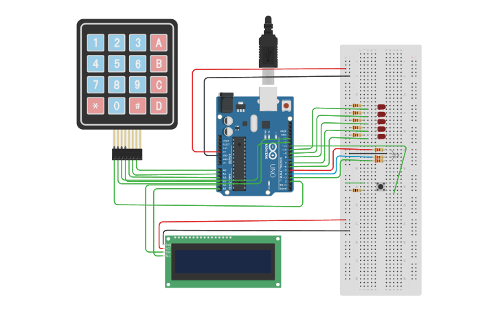 Circuit design Copy of Ejemplo interrupciones timerone - Tinkercad