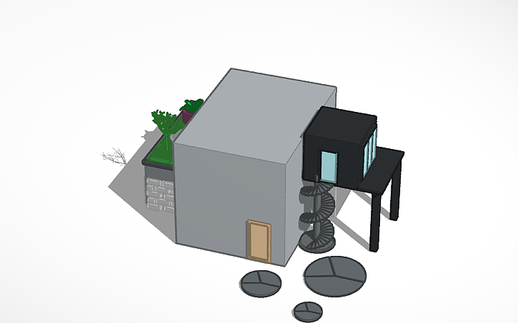 3D design 310-29 สร้างบ้าน - Tinkercad
