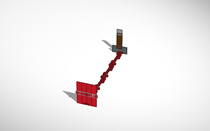 3D design minecraft redstone - Tinkercad