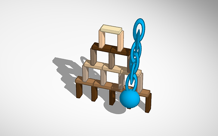 3D design Copy of Demolition Challenge - blocks - Tinkercad