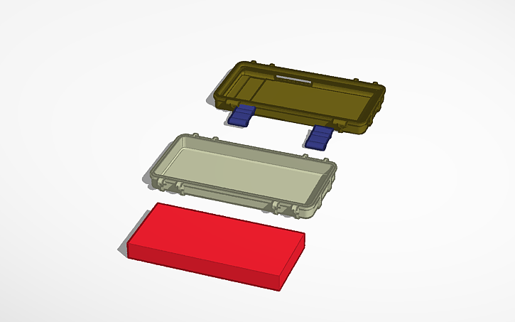 3D design cyberdeck basic - Tinkercad