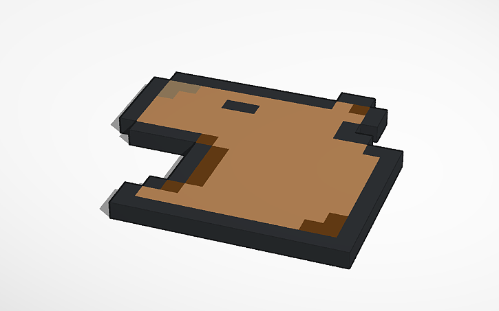 3D design Copy of capybara - Tinkercad