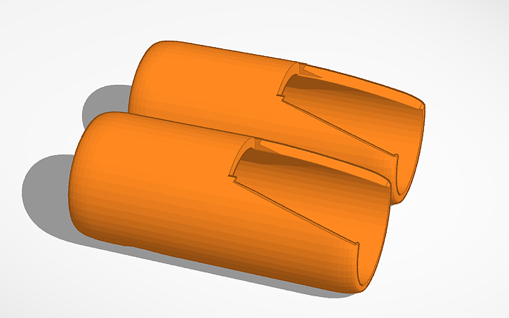 3D design Restrain tube - Tinkercad
