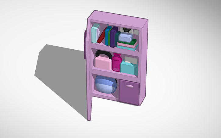 3D design LOCKER - Tinkercad