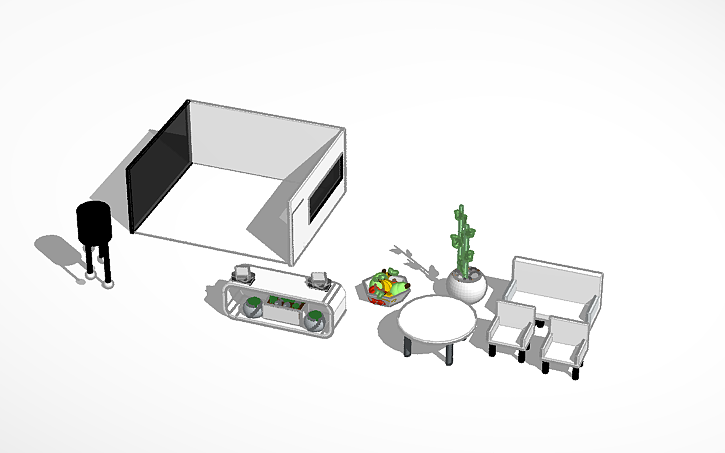 3D design Im making a Modern living room :)) ( Idea by : Kitori ) (´ `ʃ ...