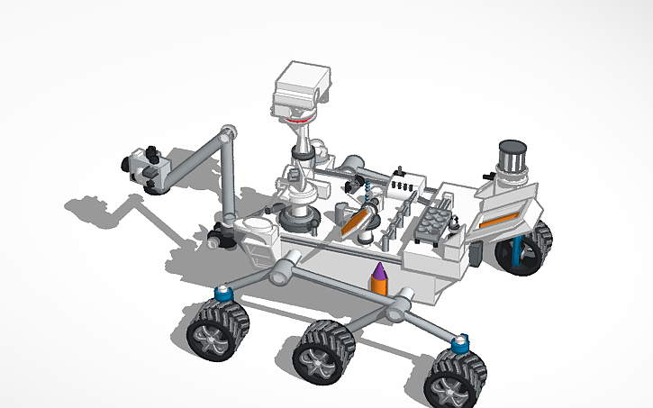 Simple Rover Tinkercad 3D design Rover - Tinkercad