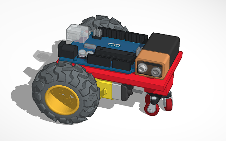 Simple Rover Tinkercad 3D design Rover - Tinkercad