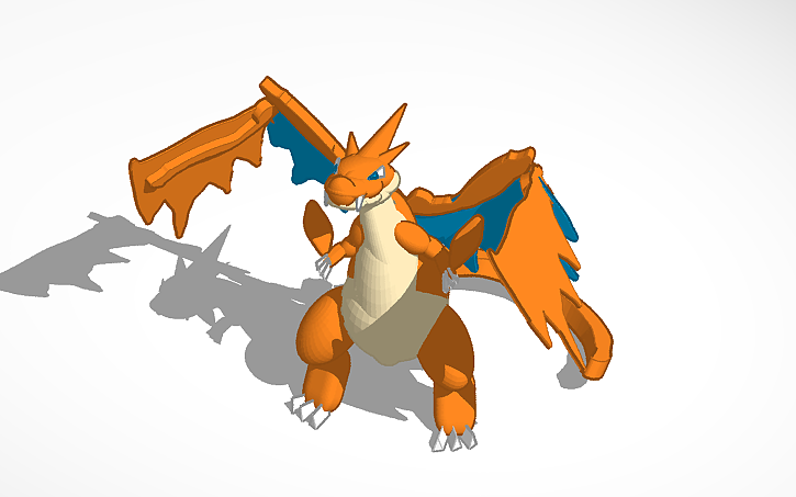 3D design Charizard - Tinkercad