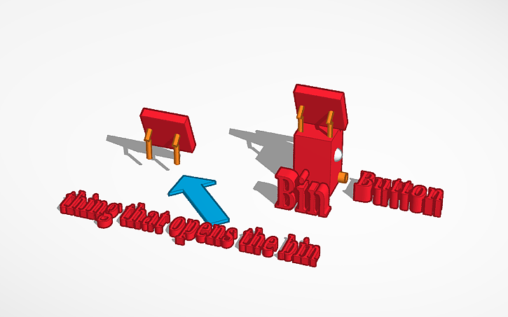 3D design Bin - Tinkercad