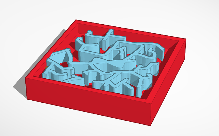 3D design Maze Design - Tinkercad