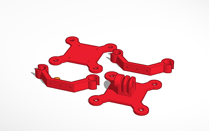 3D design S-500 cam base - Tinkercad