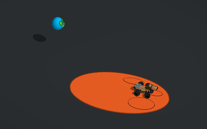 Inker Pad 3D design Space Vehicles Challenge TMT BOT - Tinkercad