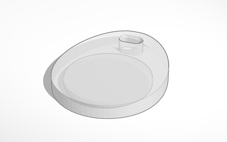 3D design Transparent key fob - Tinkercad
