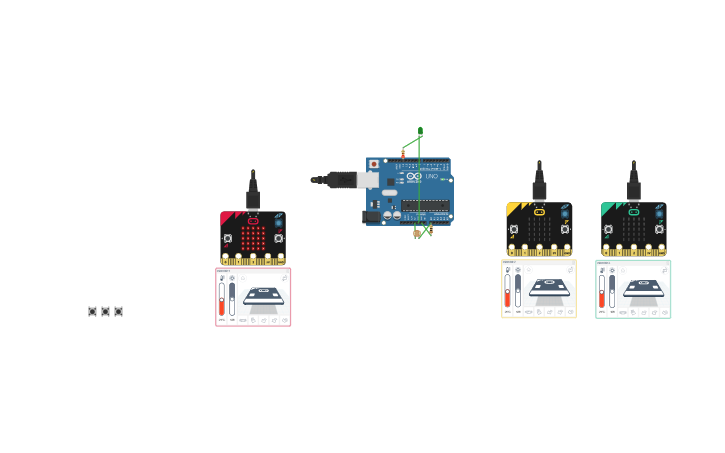 Circuit design Copy of Micro:bit Challenge - Tinkercad