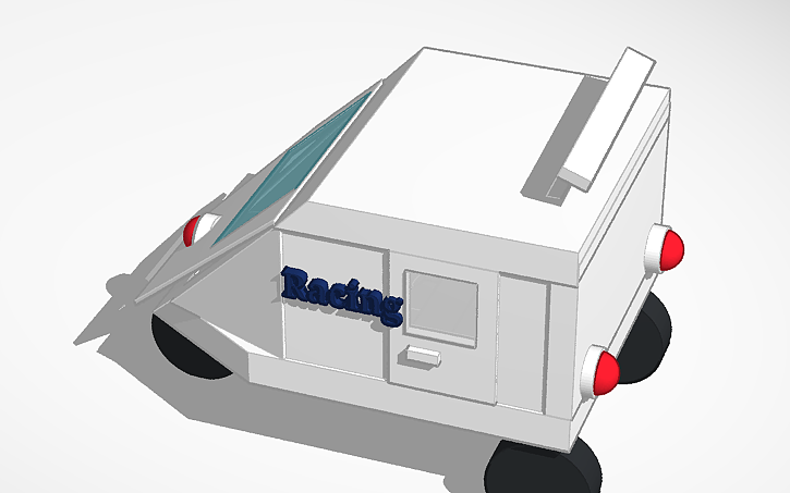 3D design Race-car! - Tinkercad