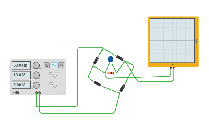 Circuit design FWR - Tinkercad