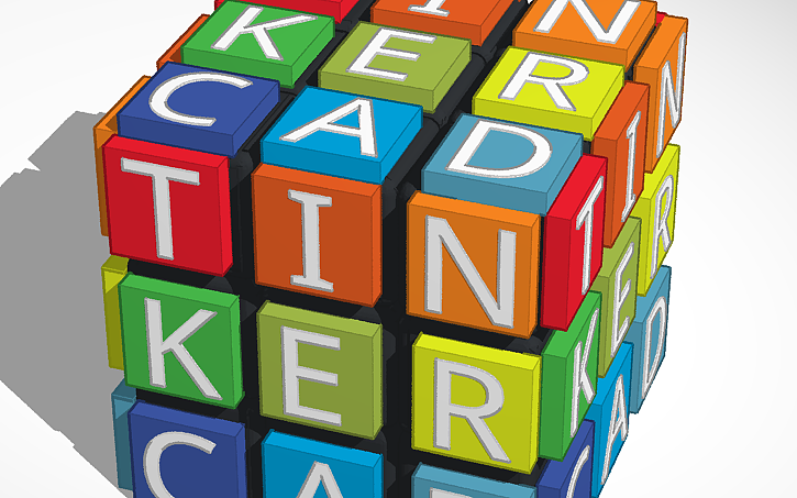 3D design Tinkercad Rubik's Cube (Actually Works!) - Tinkercad