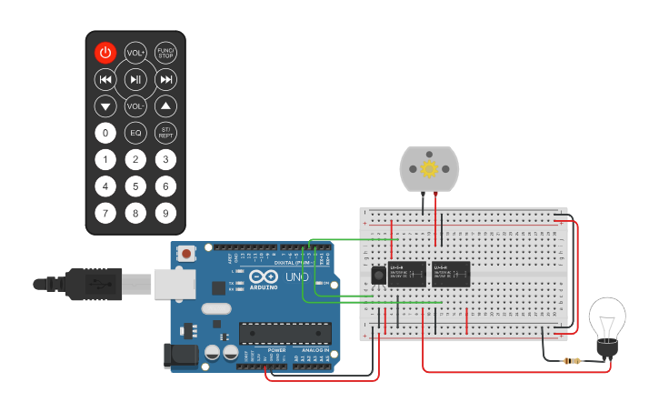 Circuit design Smart Switch - Tinkercad