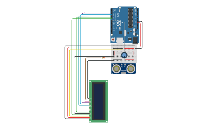 Circuit design Rice Sensor - Tinkercad
