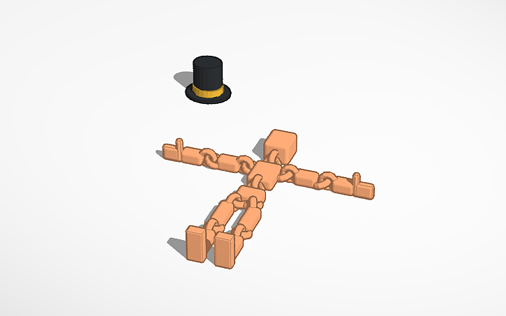 3D design Ragdoll - Tinkercad