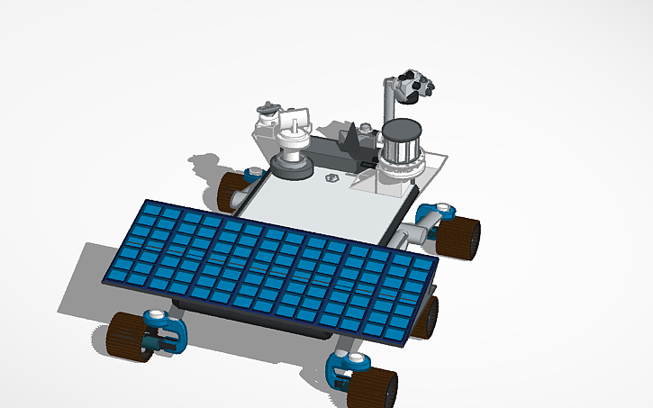 Cad Block Mars Rover 3D design Mars Rover - Tinkercad