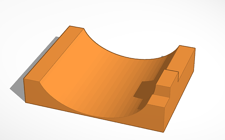 3D design Halfpipe - Tinkercad