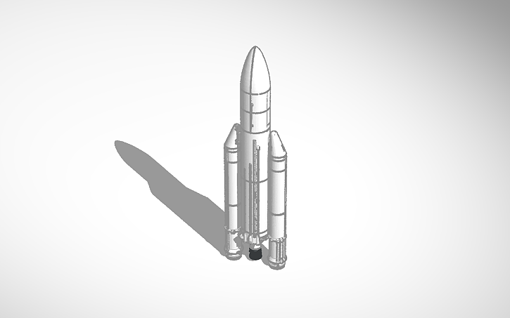 3D design Ariane 5 - Tinkercad
