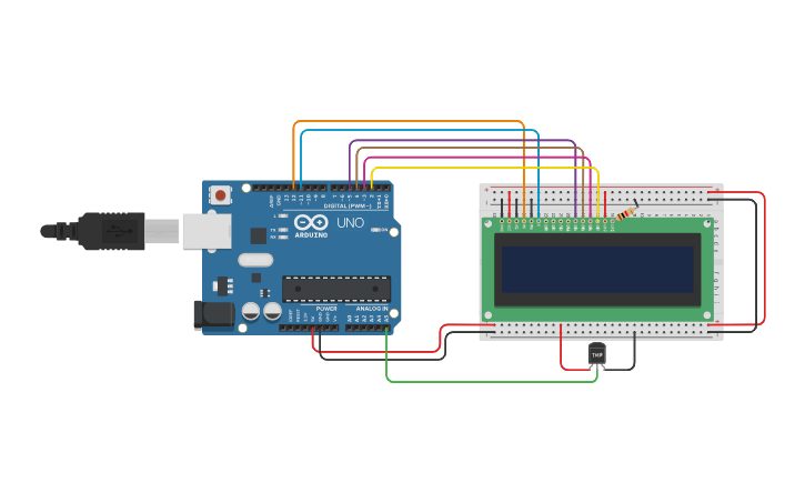Circuit design Prashant Kumar Singh-Temperature Sensor - Tinkercad