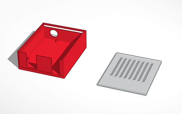 3D design Arduino UNO box - Tinkercad