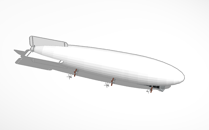 3D design Blimp - Tinkercad