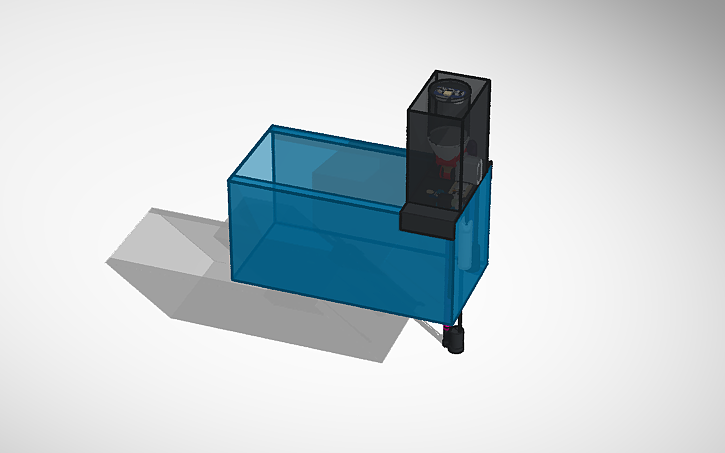 3D design Automated Fish keeping - Tinkercad