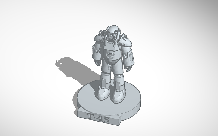 3D design Power Armor - Tinkercad