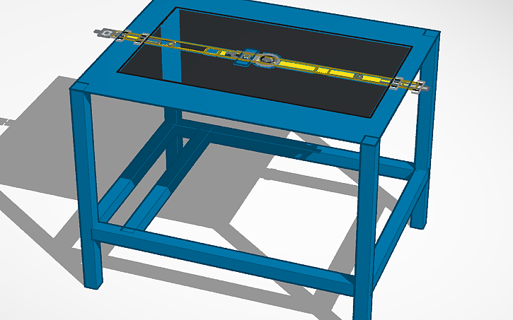 3D design 3D model of dual axis solar tracking system. - Tinkercad