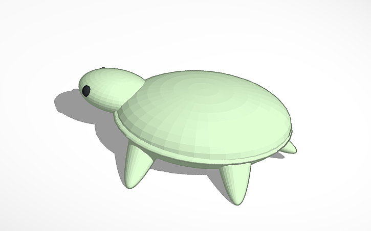 3D design turtle - Tinkercad