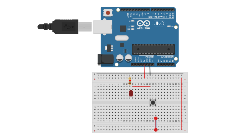 Circuit design Button - Tinkercad