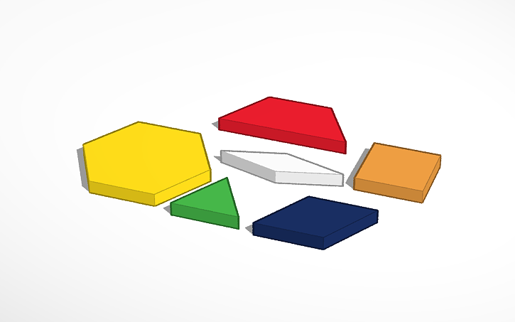 3D design trapezoid - Tinkercad