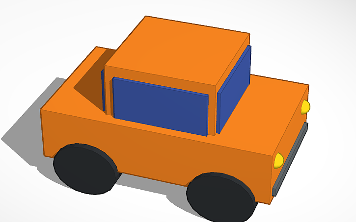 3D design Car - Tinkercad