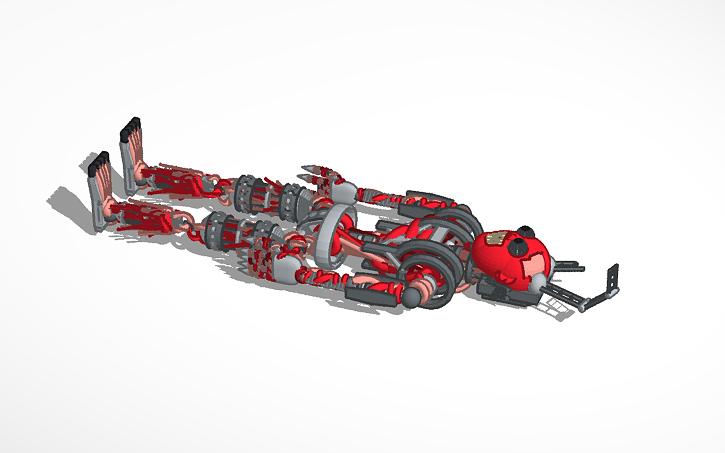 3D design Nightmare Springtrap endoskeleton - Tinkercad