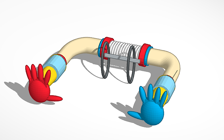 3D design Poppy Playtime Grabpack - Tinkercad