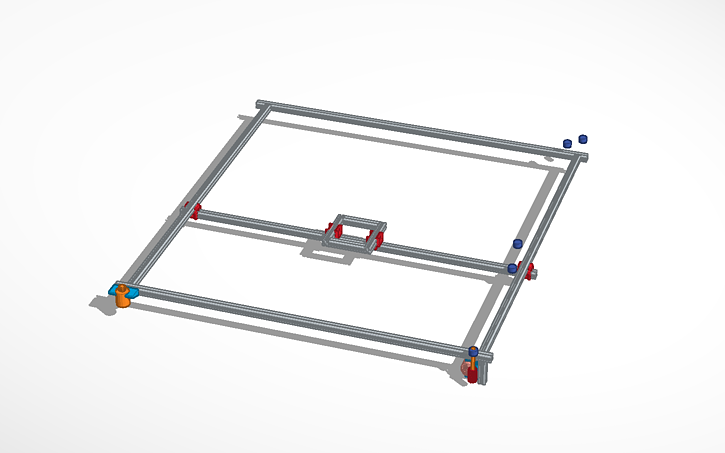 3D design CoreXY Pen Plotter - Tinkercad