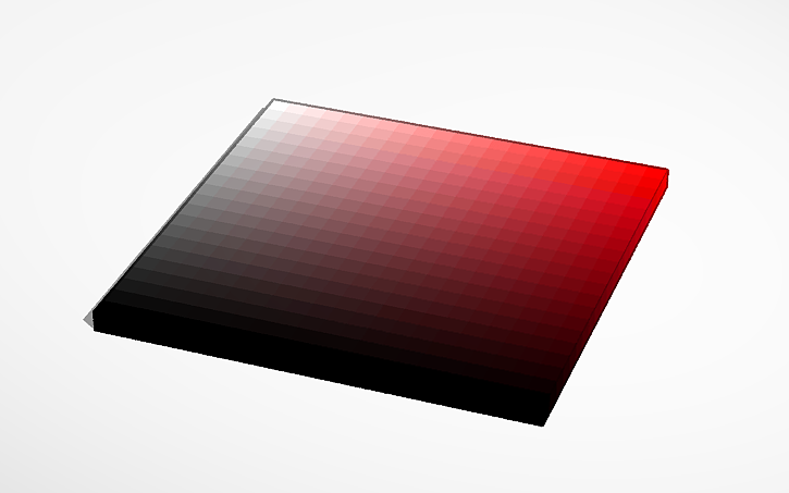 3D design Complete red gradient - Tinkercad