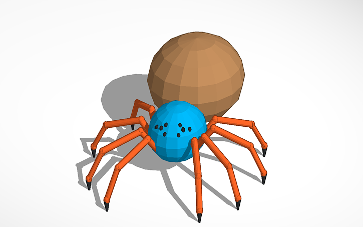3D design Spider - Tinkercad