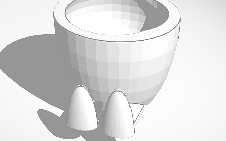 3D design Flower Pot - Tinkercad