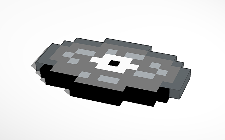 3D design Minecraft Music Disc - Tinkercad