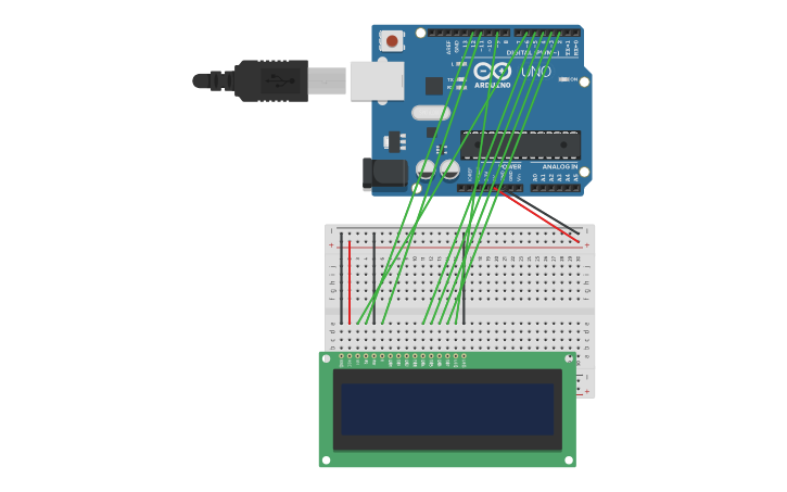 Lcds Example Design Tech Circuit design LCD Example - Tinkercad