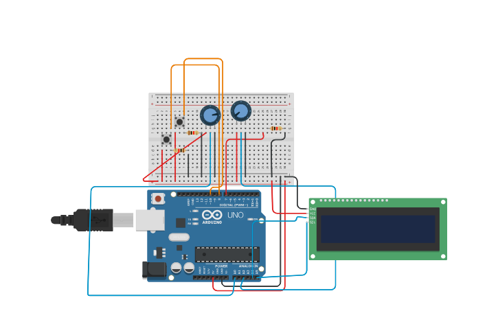 Circuit design embedded system - Tinkercad